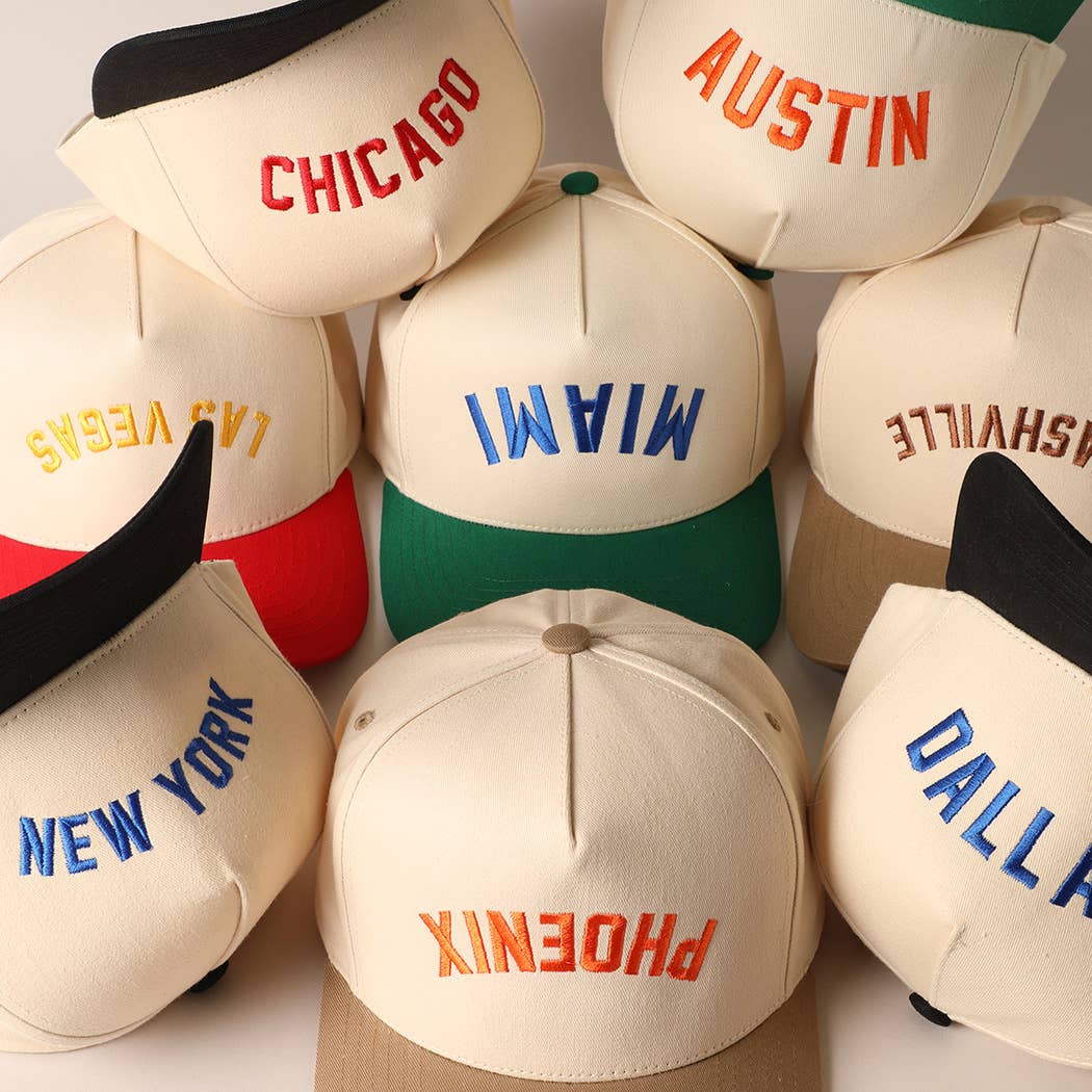 Fashion City - TEXAS- Upside Down Trucker Baseball Cap