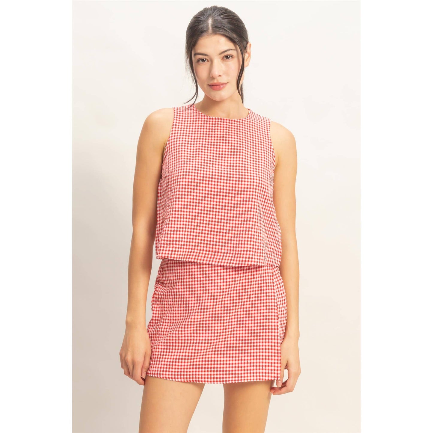 HYFVE - Gingham Skort Set