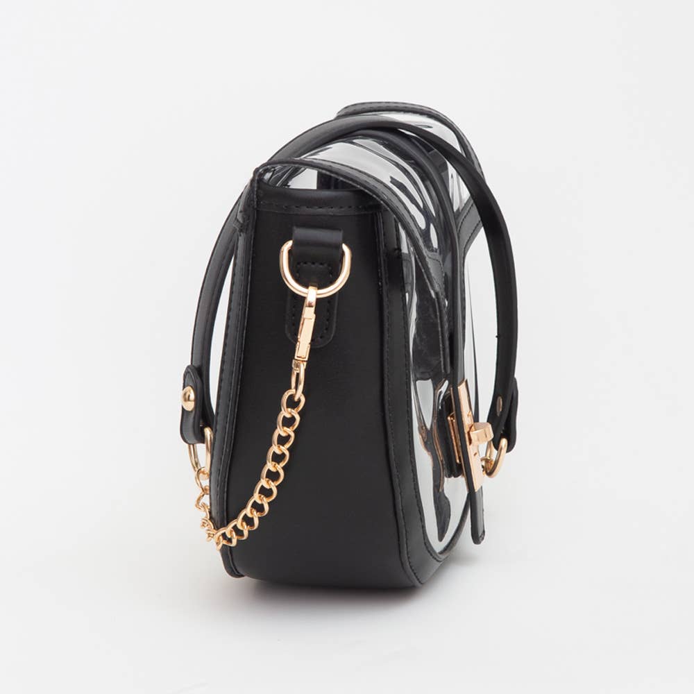 Sensibling Corp. - Clear Transparent Saddle Bag
