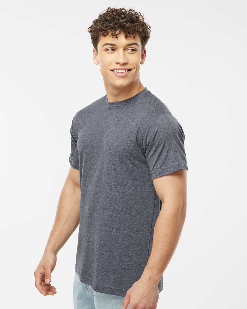 Total Apparel - Tultex Men's Poly-Rich Blank T-Shirt 65/35 Sublimation | 241