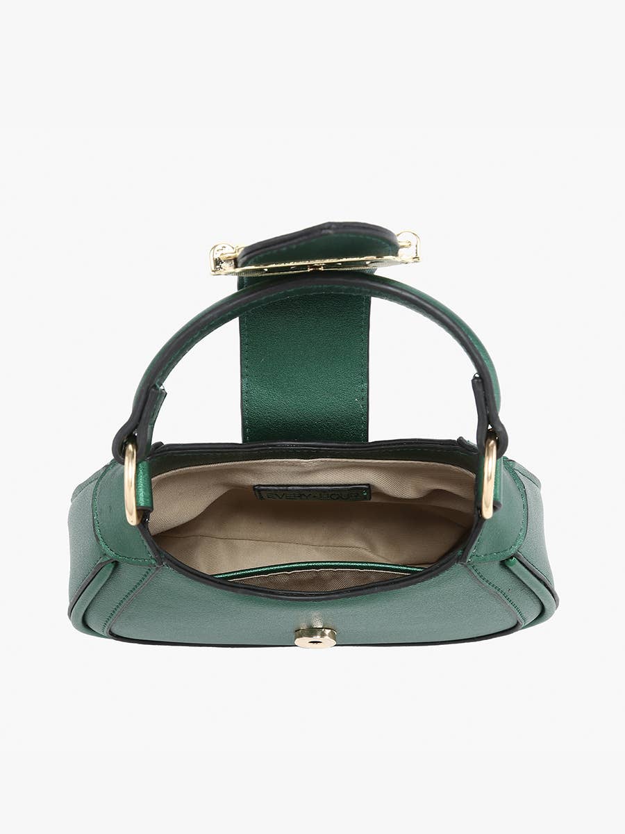 Jen & Co. - EH2563 Malia Buckle Crossbody/Satchel w/ Chain Strap