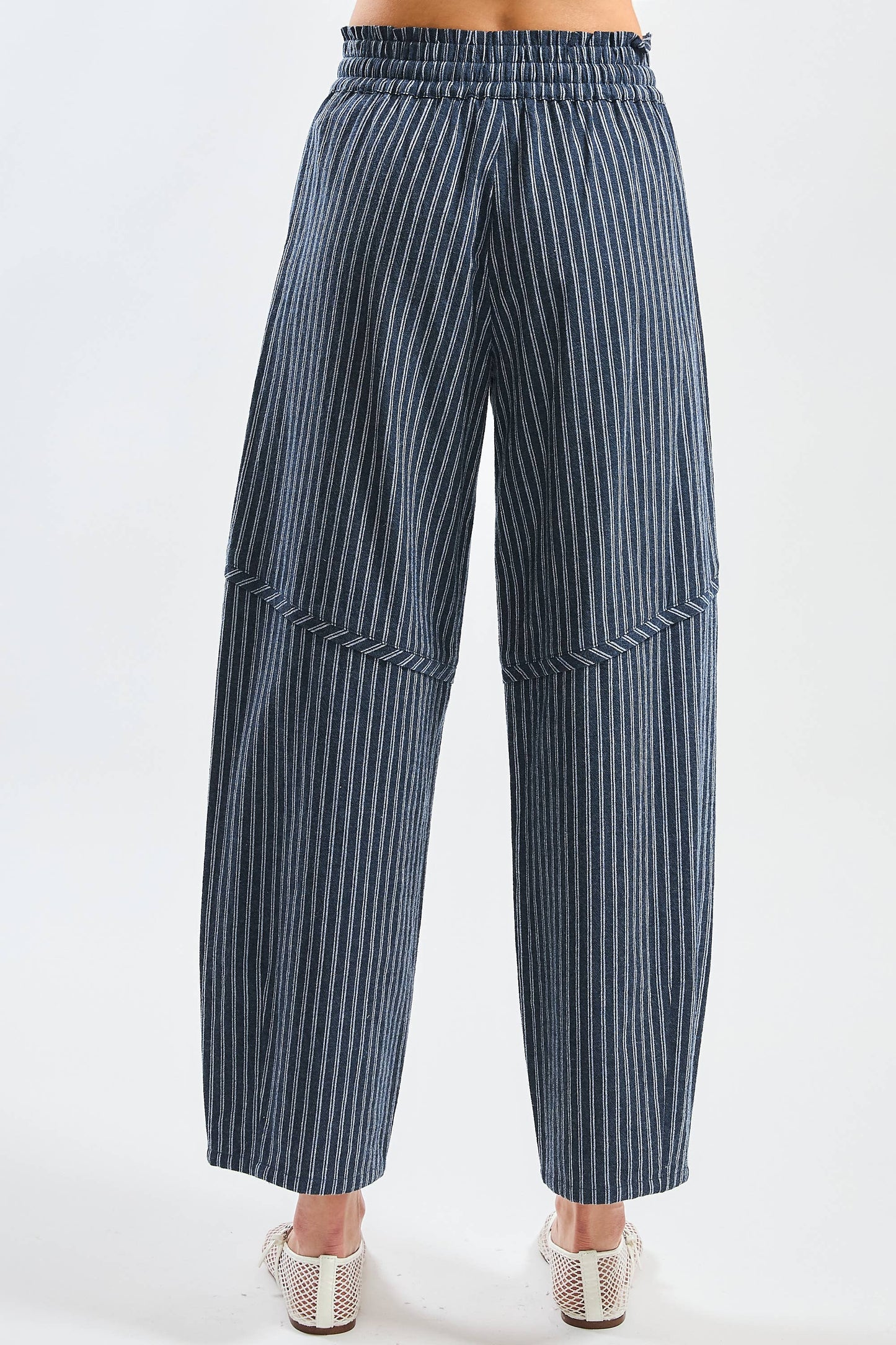 Camellia - CB10394J Pinstripe Drawstring Pants