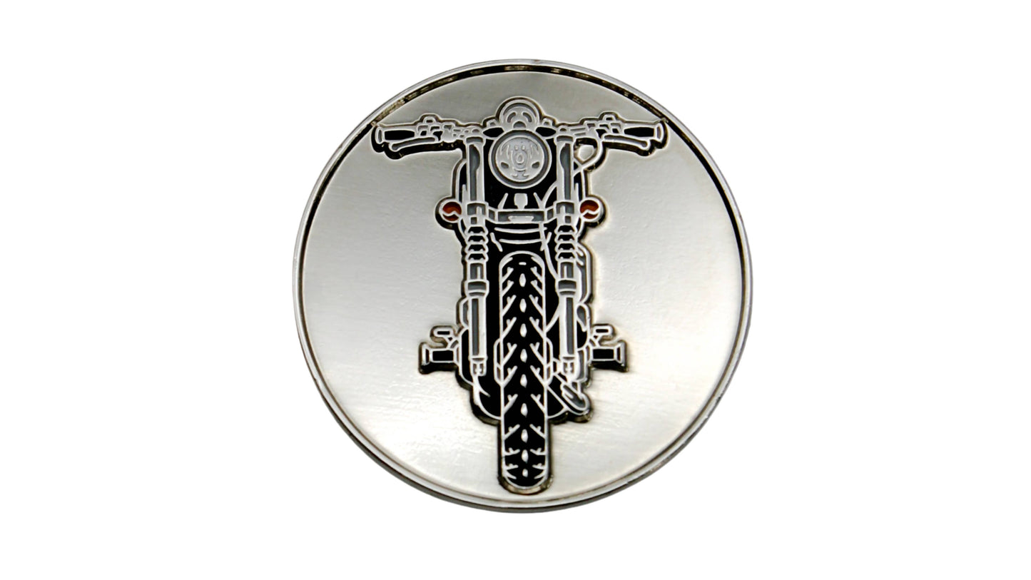 Motorcycle Golf Ball Marker + Magnetic Hat Clip
