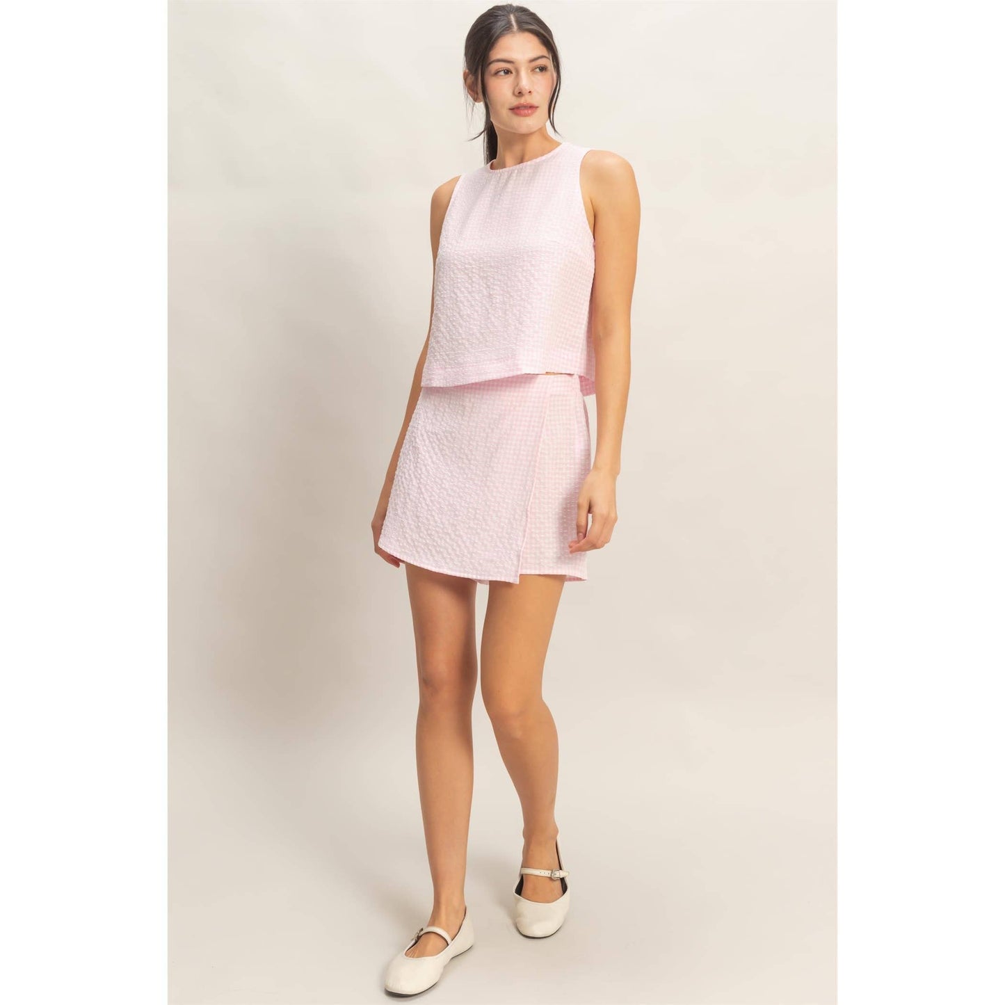 HYFVE - Gingham Skort Set