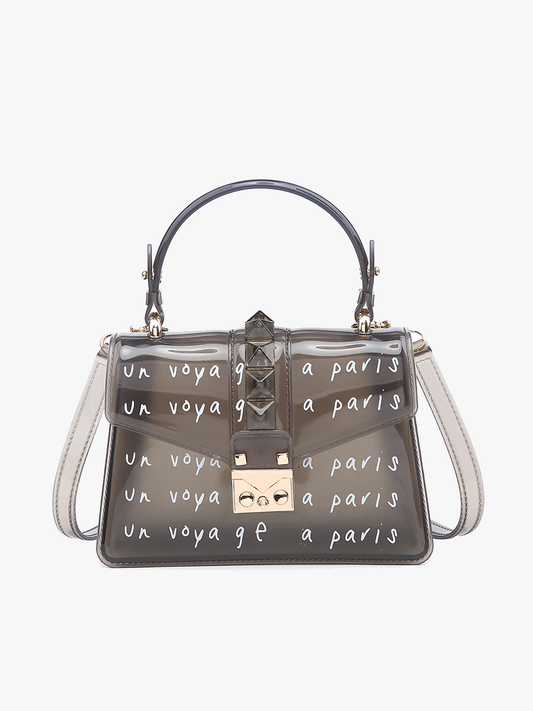 Jen & Co. - PP2037 Translucent Satchel/Crossbody