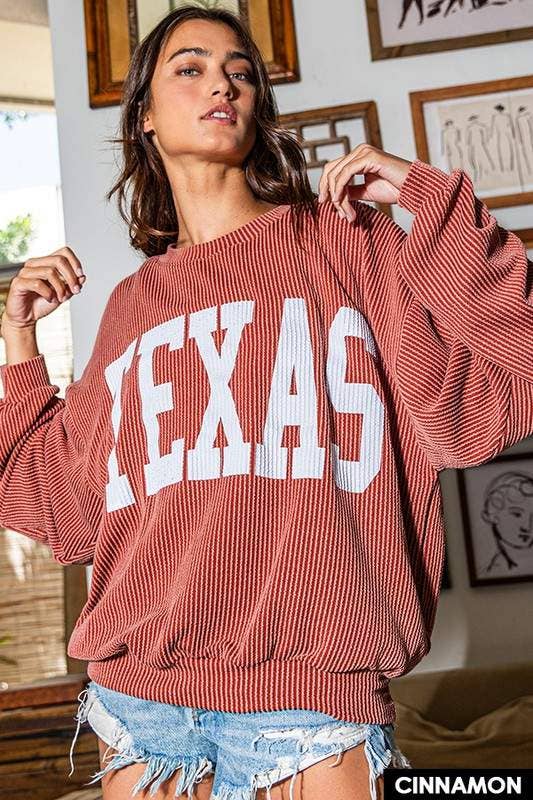 Queen Fashion - Texas comfy graphic sweatshirt