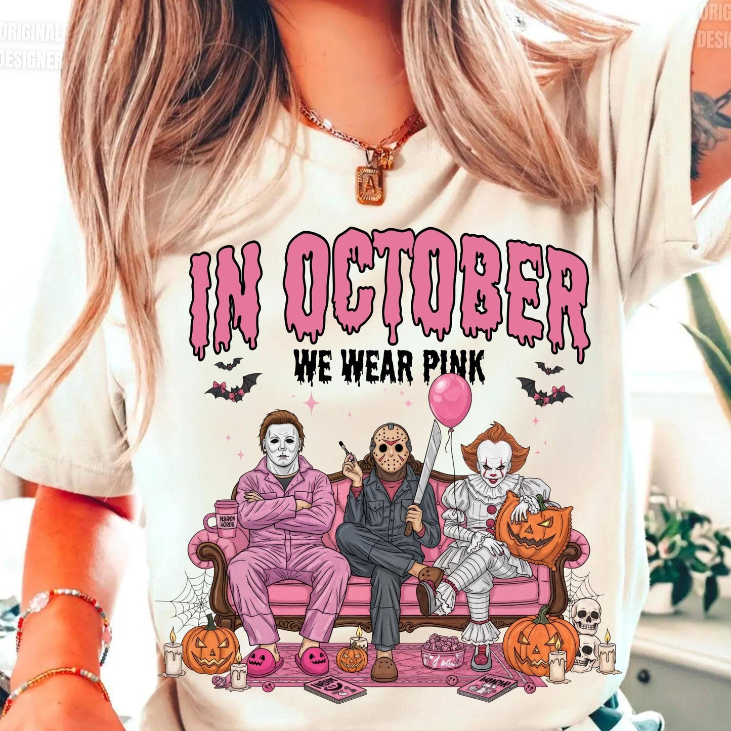 In October We Wear Pink Tee