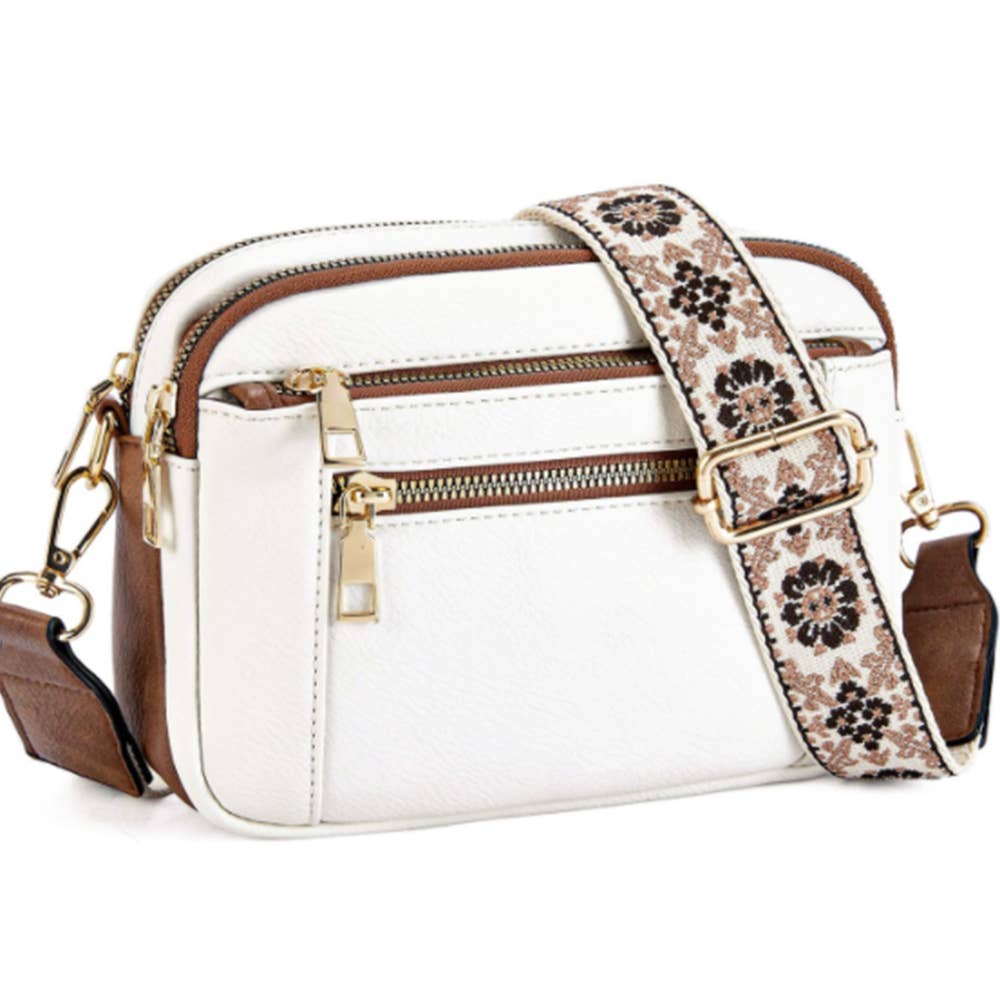 Wholesalesir - Multi Functional Zipper Crossbody Bag