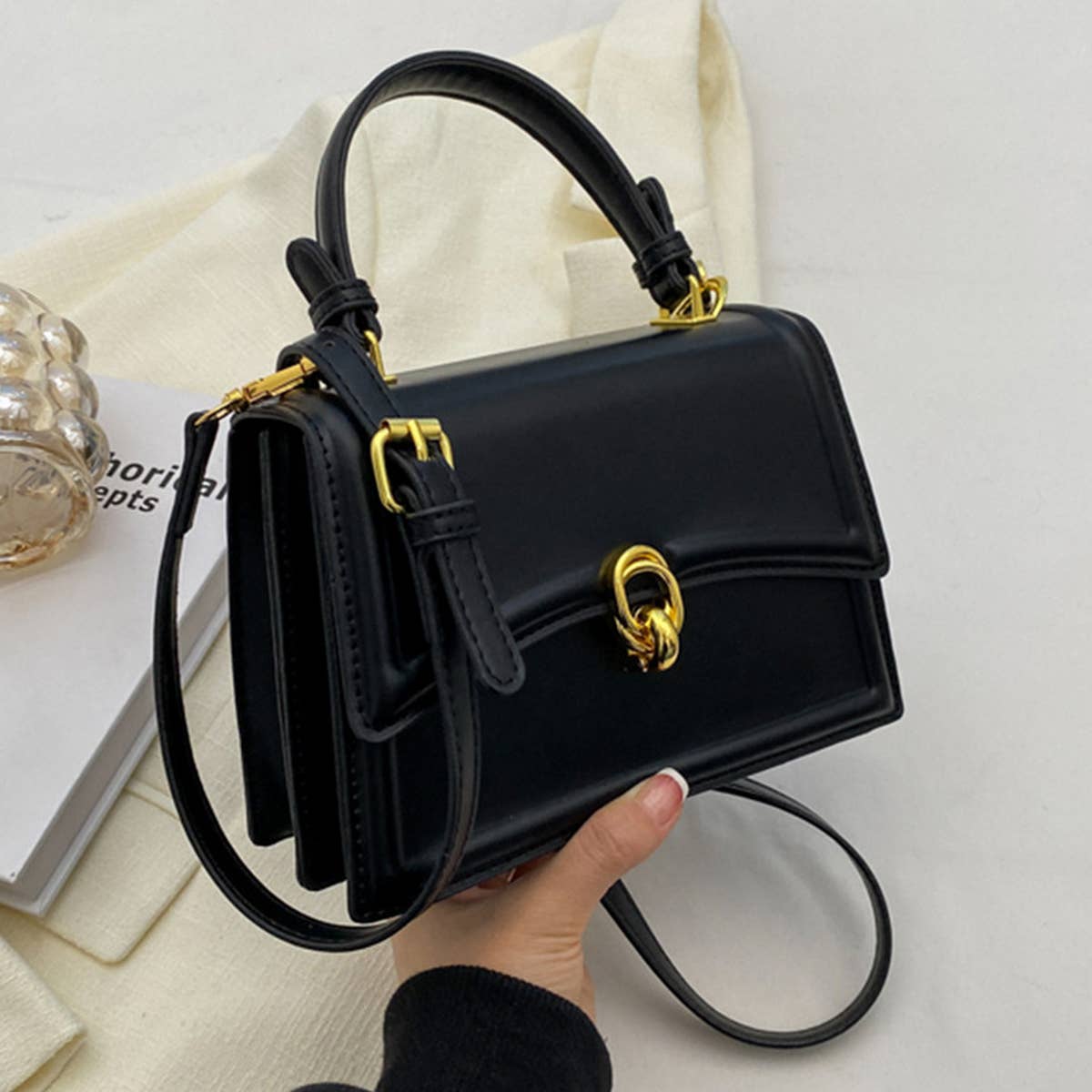 ACCITY - HIGH-END ARMPIT HANDBAG SHOULDER BAG_CWAB1546