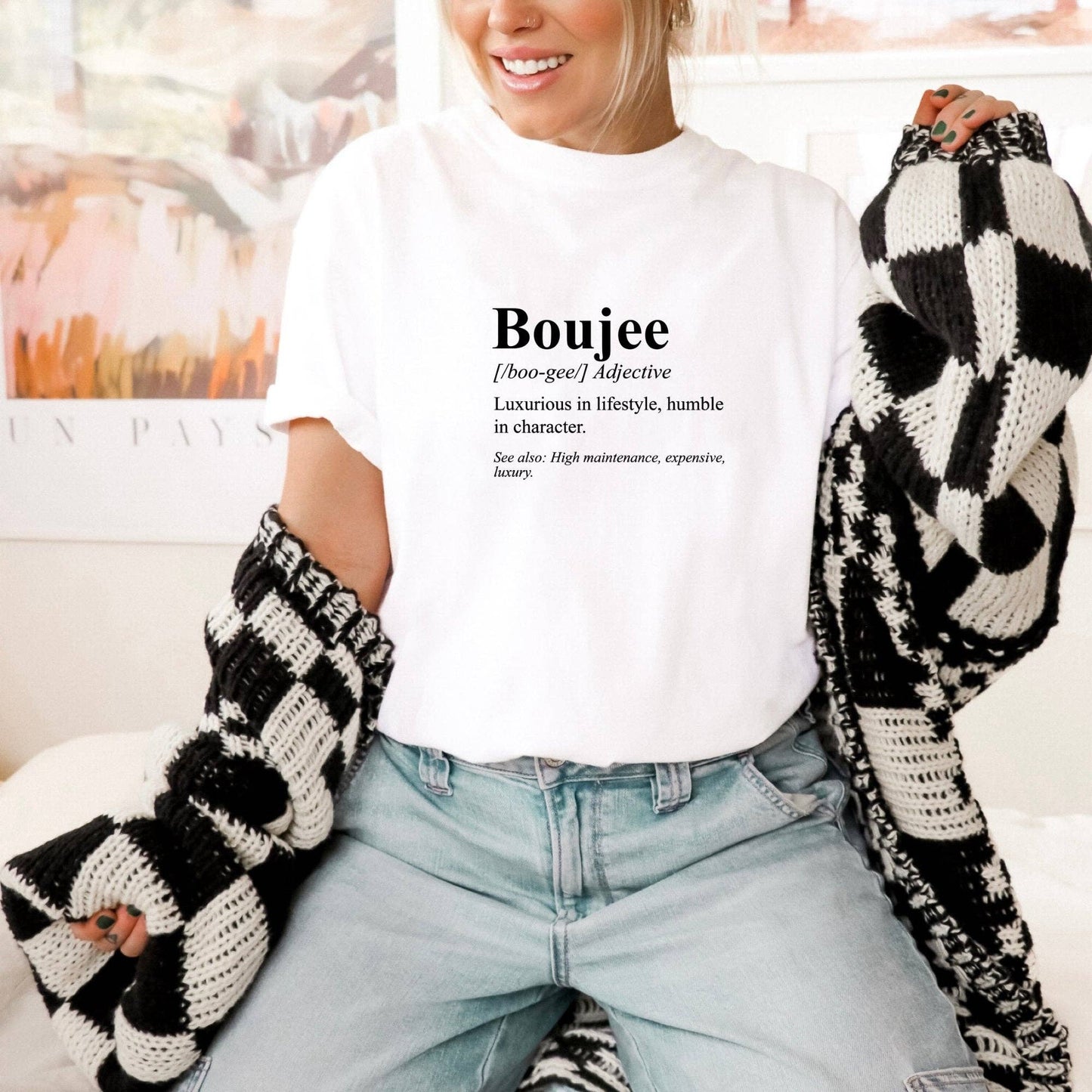 Boujee Defined Funny Graphic T-Shirt