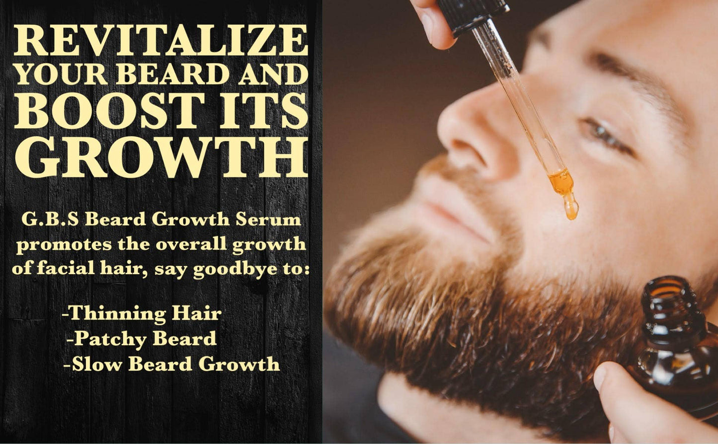 GENTS FINE GROOMING PRODUCTS - GBS Beard Growth Kit