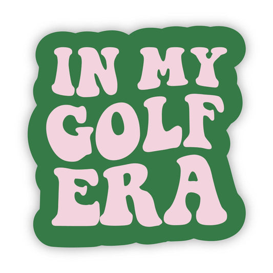 Big Moods - In My Golf Era Groovy Text Sticker