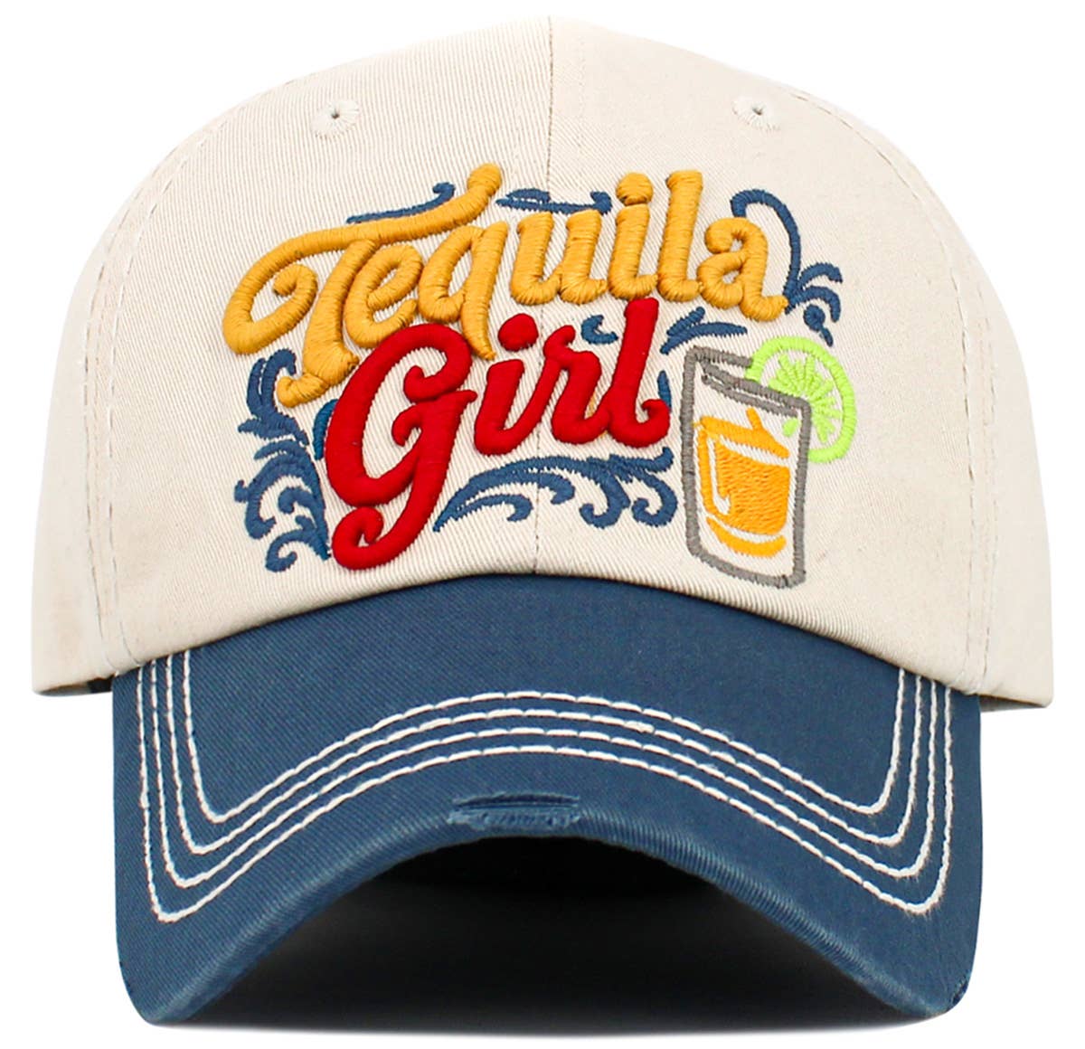 KBETHOS - Tequila Girl Vintage Ballcap