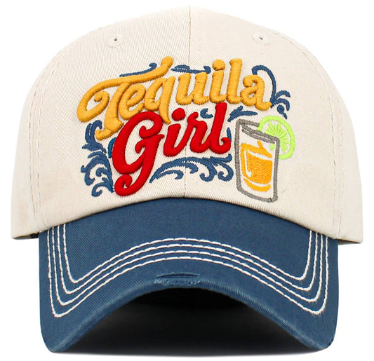 KBETHOS - Tequila Girl Vintage Ballcap