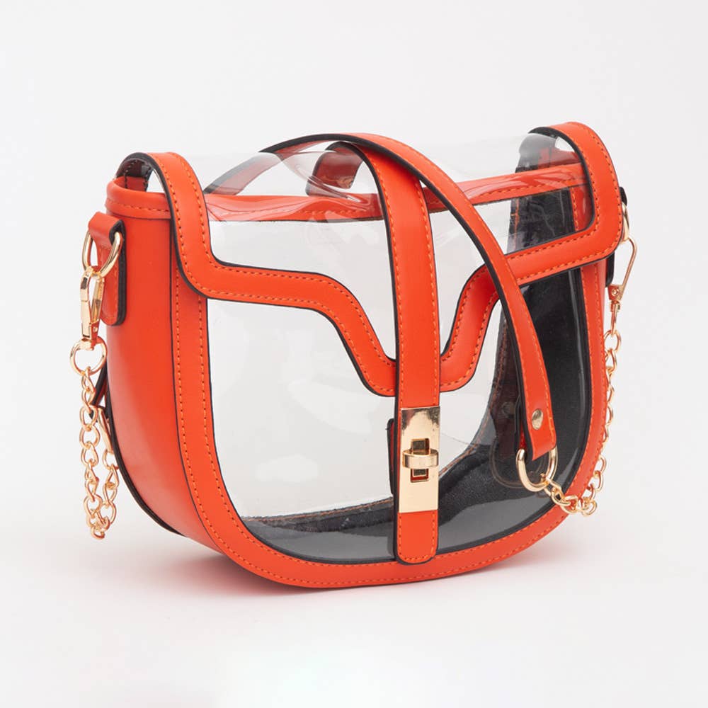 Sensibling Corp. - Clear Transparent Saddle Bag