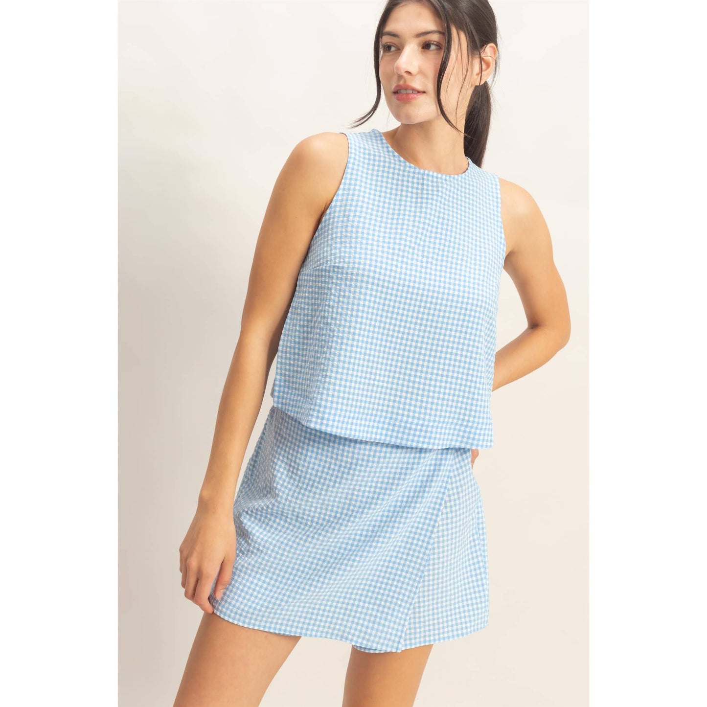 HYFVE - Gingham Skort Set