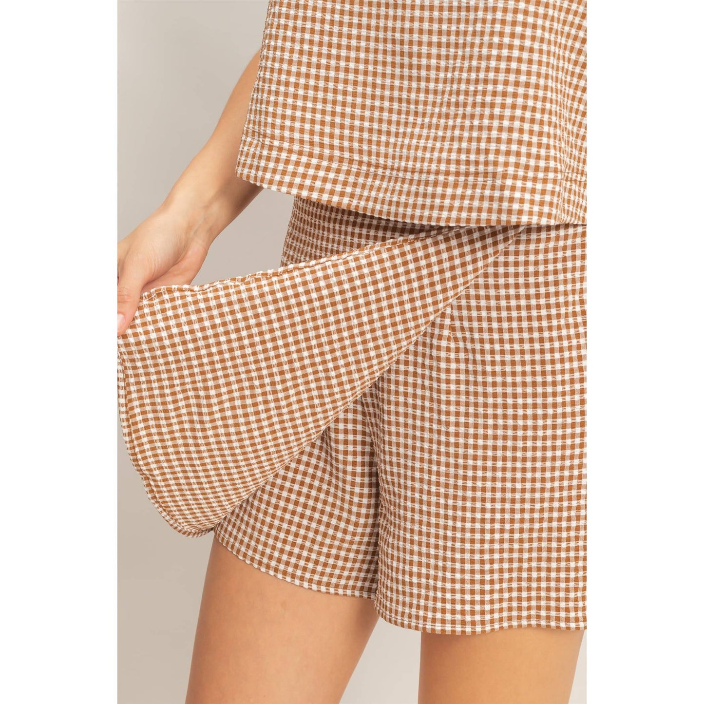 HYFVE - Gingham Skort Set