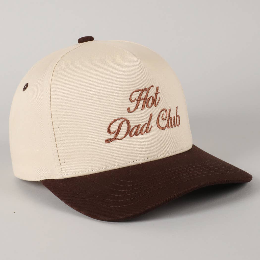 Fashion City - Hot Dad Club Lettering Embroidery Trucker Hat