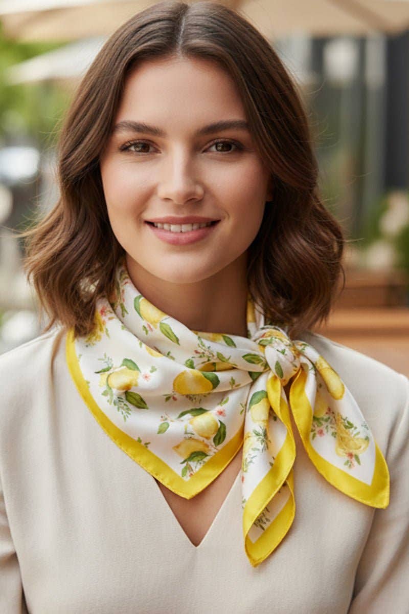 Zest Mode Square Satin Scarf