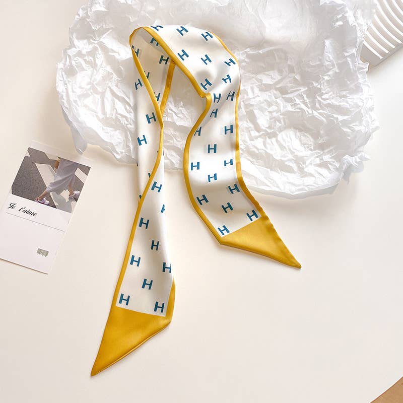 MKS America - Yellow-Toned Multifunctional Decorative Scarf Headband