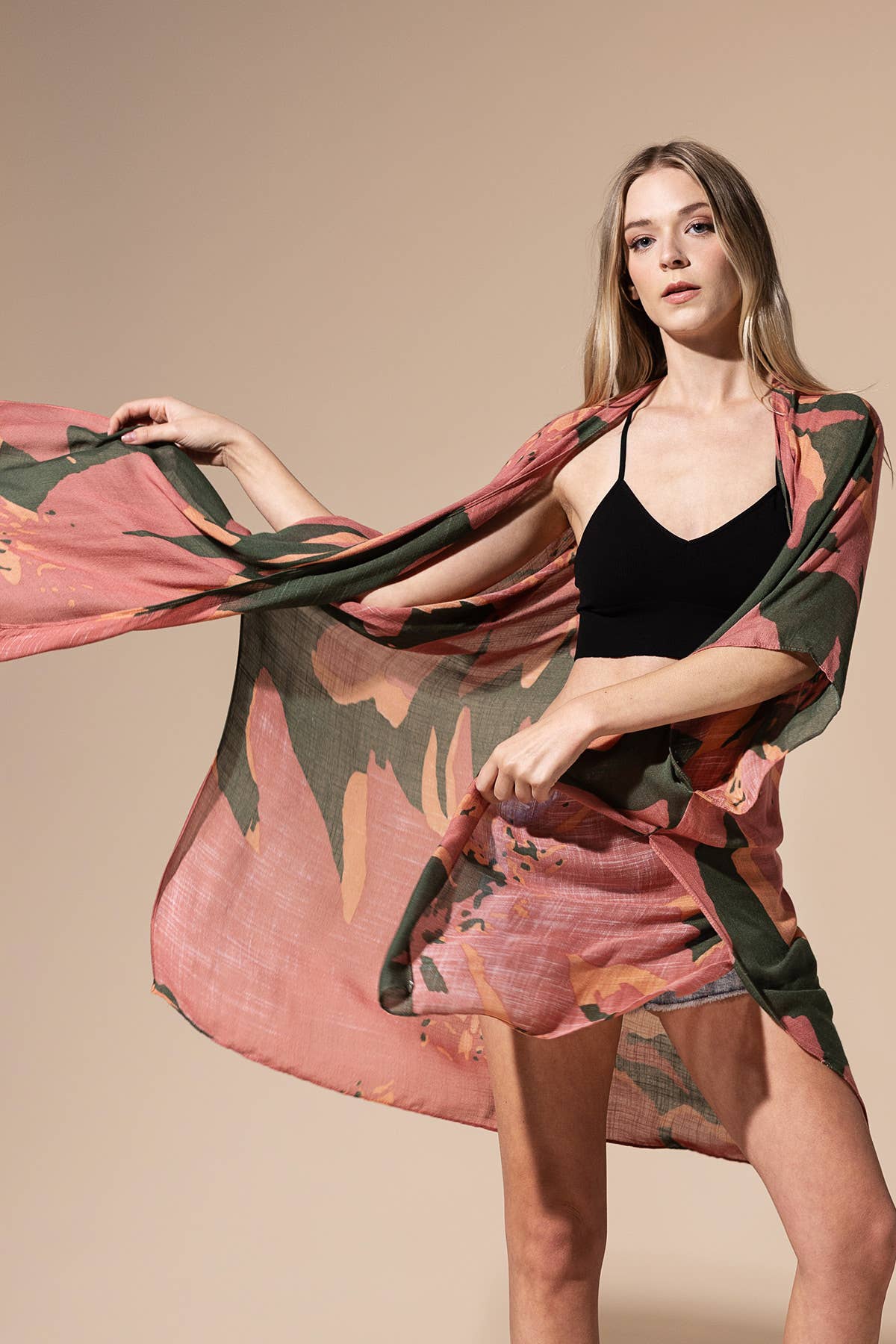 Urbanista - Sweeping Floral Kimono