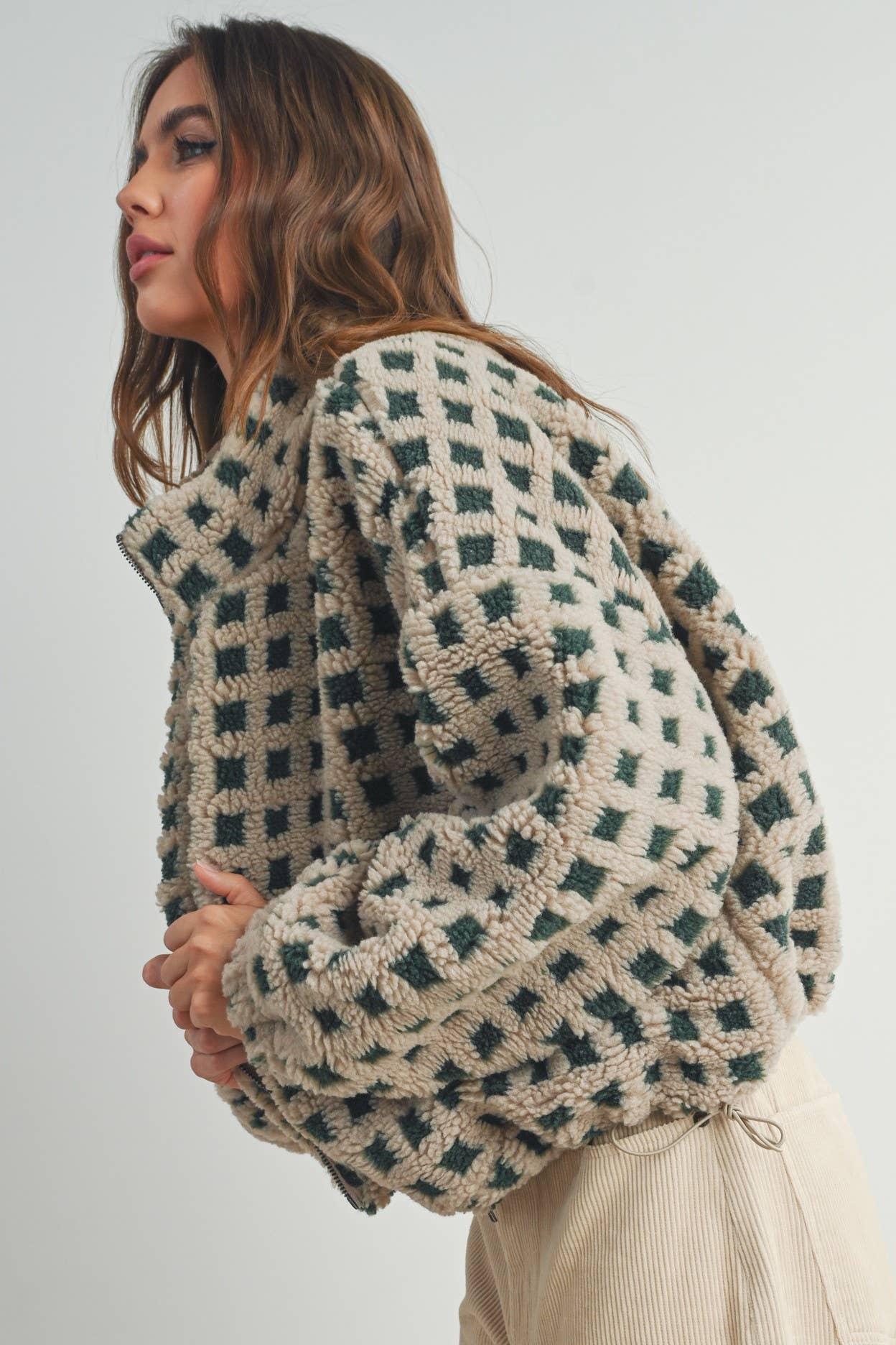 BUTTERMELON - Fuzzy Sherpa Jacket - BMJ7254