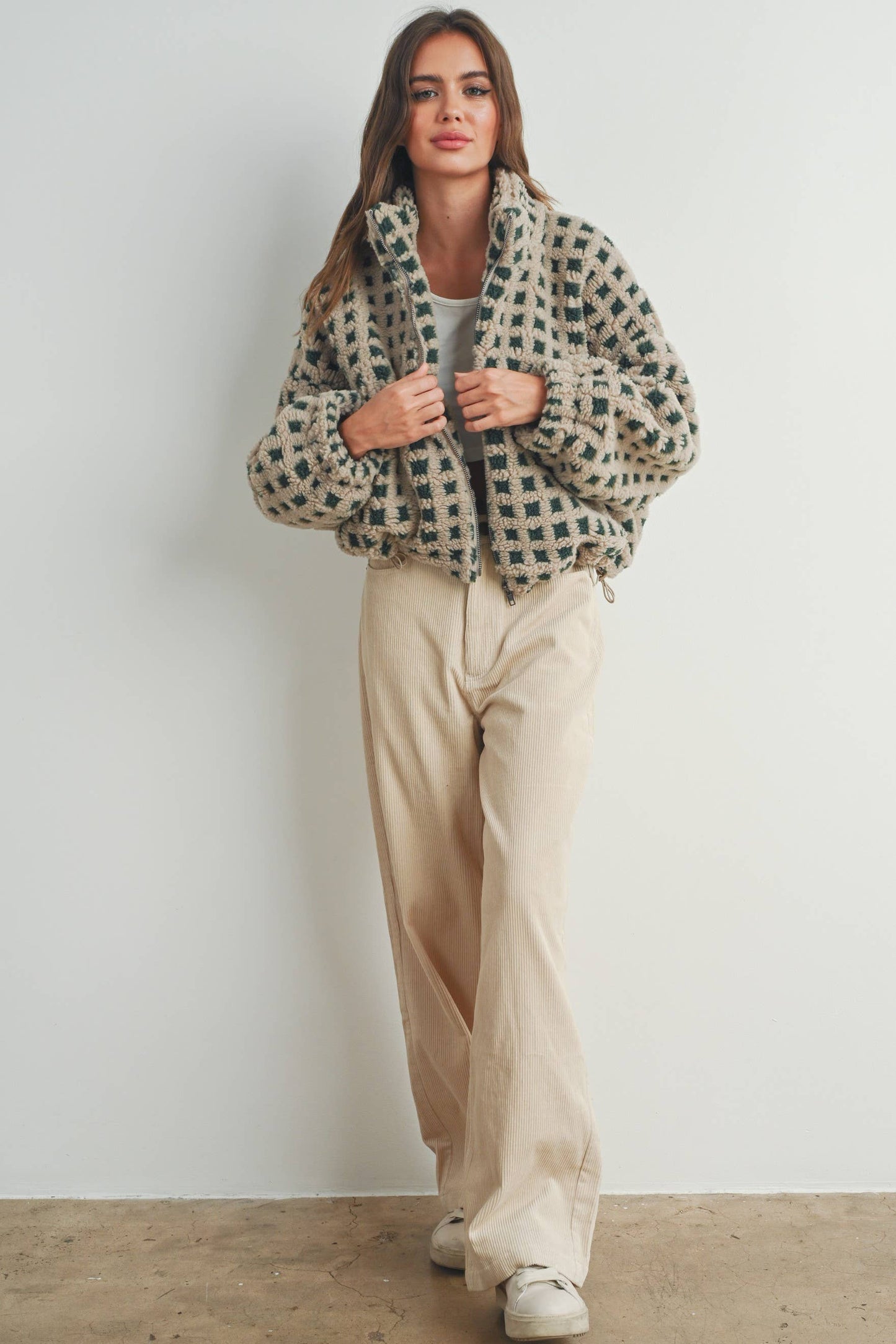 BUTTERMELON - Fuzzy Sherpa Jacket - BMJ7254