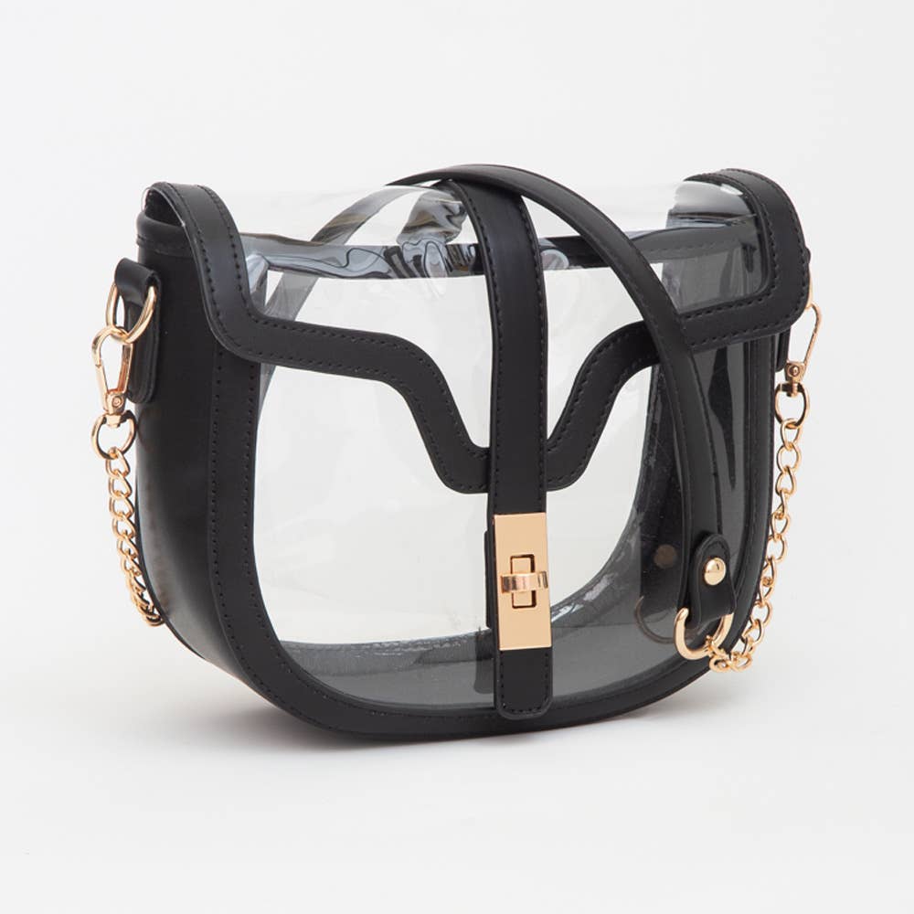 Sensibling Corp. - Clear Transparent Saddle Bag