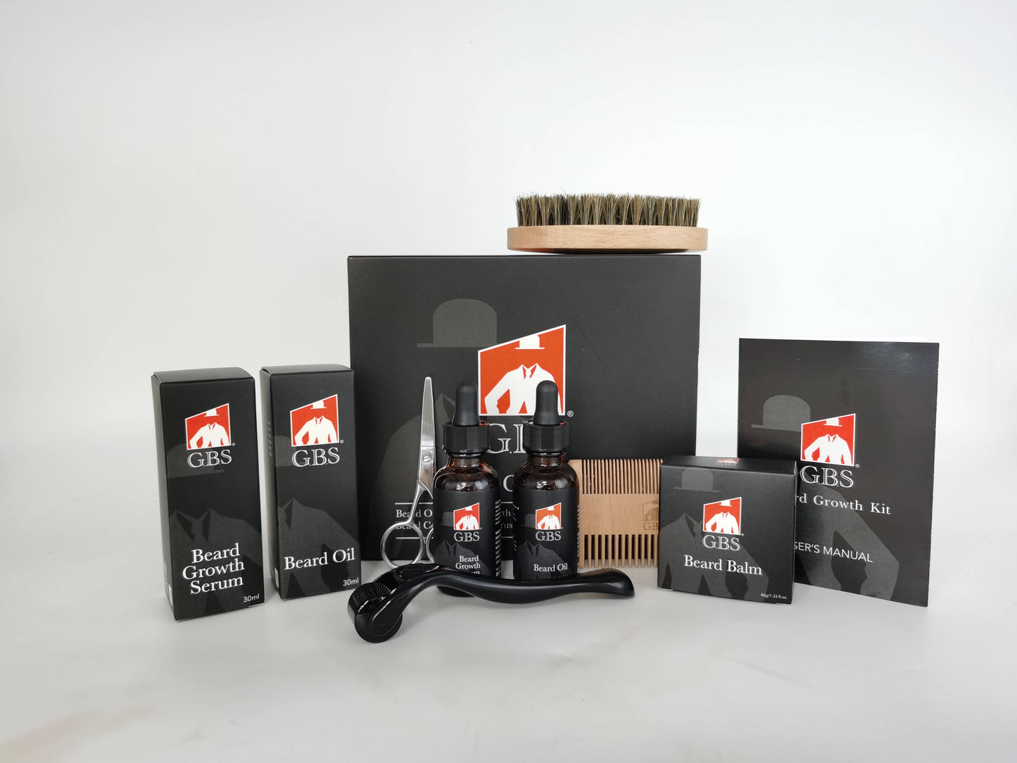 GENTS FINE GROOMING PRODUCTS - GBS Beard Growth Kit