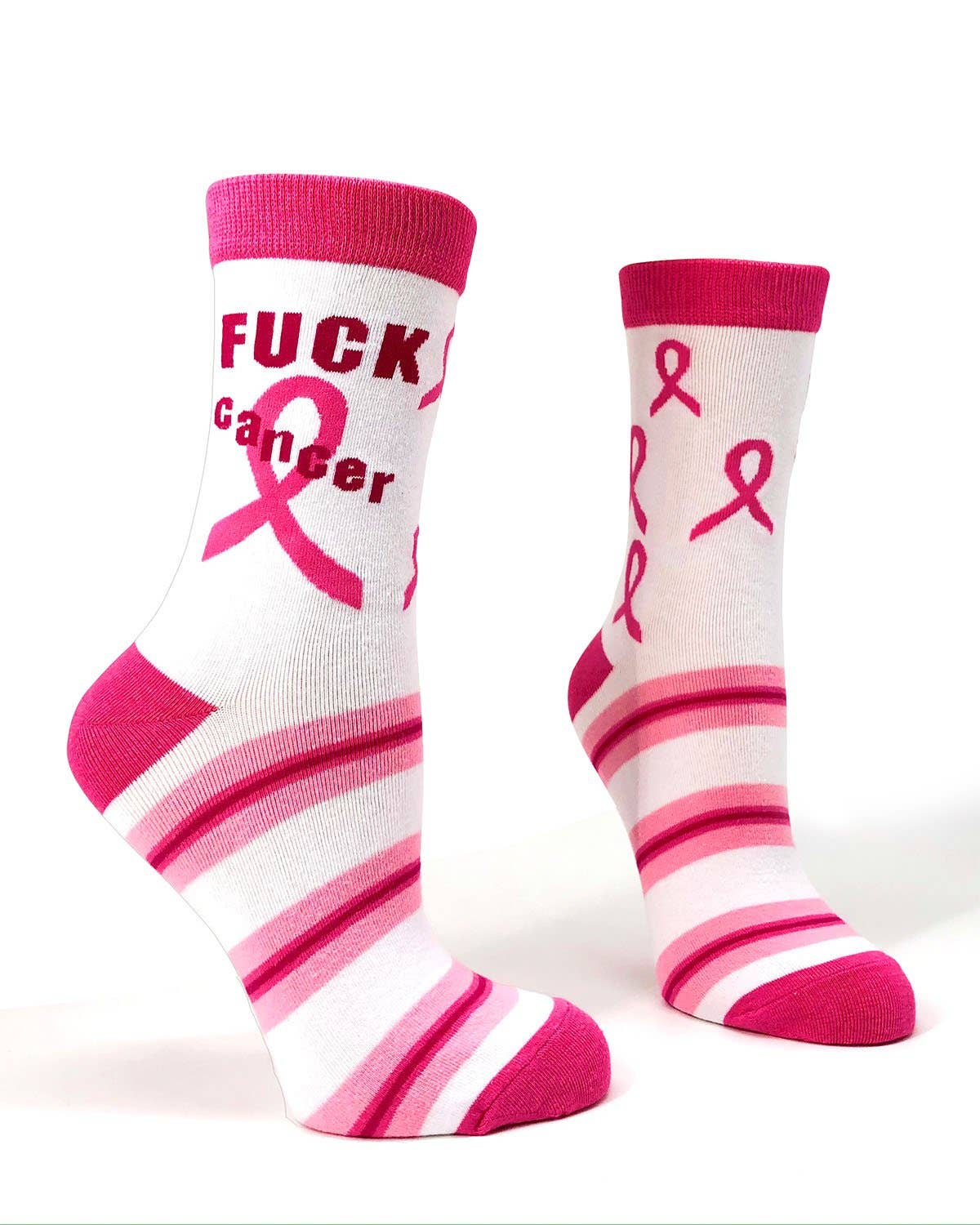 Fabdaz - F**k Cancer Women's Crew Socks