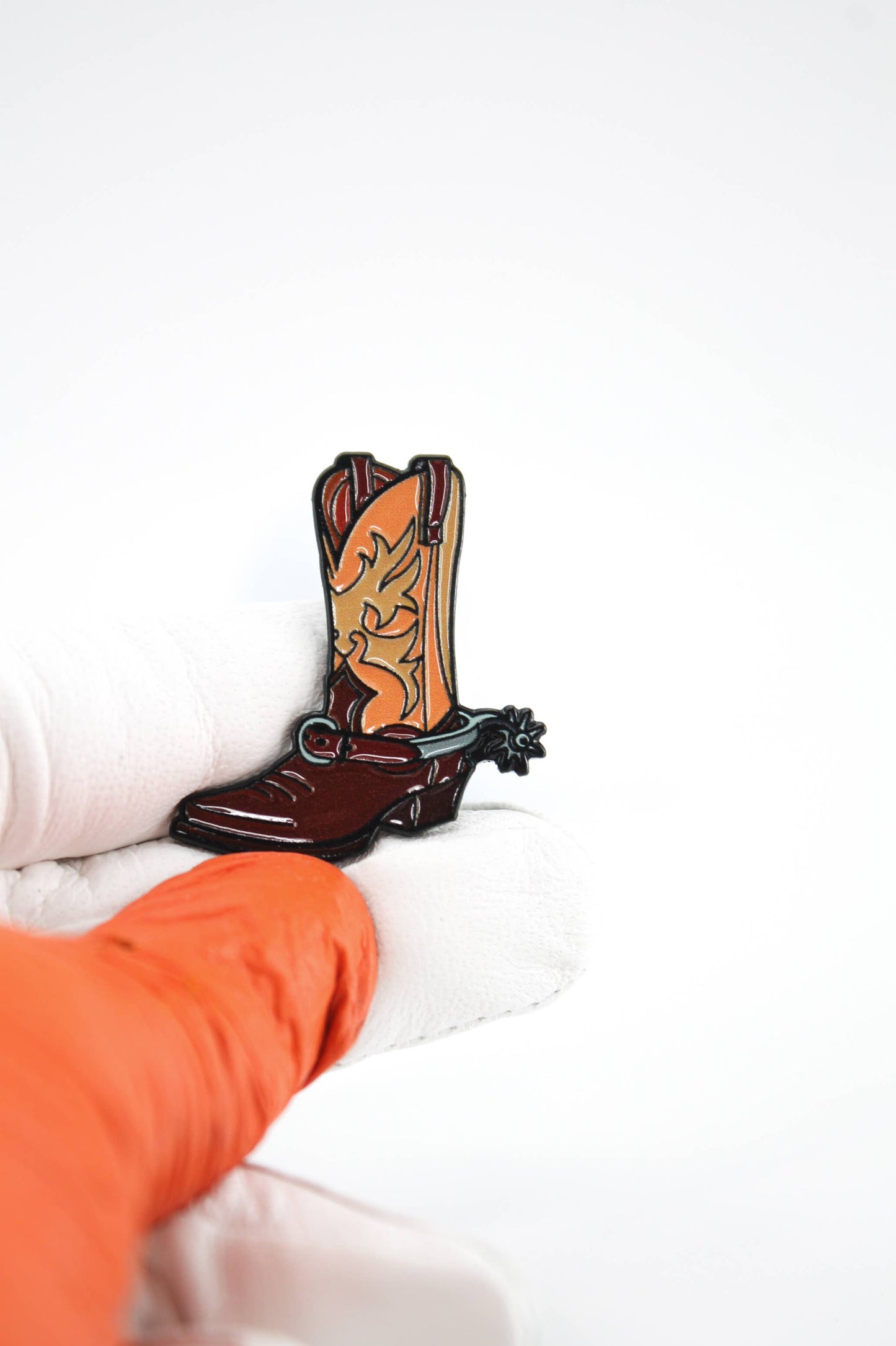 Cowboy Boot Golf Ball Marker + Magnetic Hat Clip