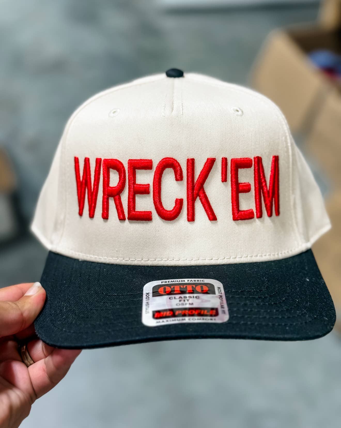 Top Notch - Wreck Em 3D Embroidered Game Day Hat