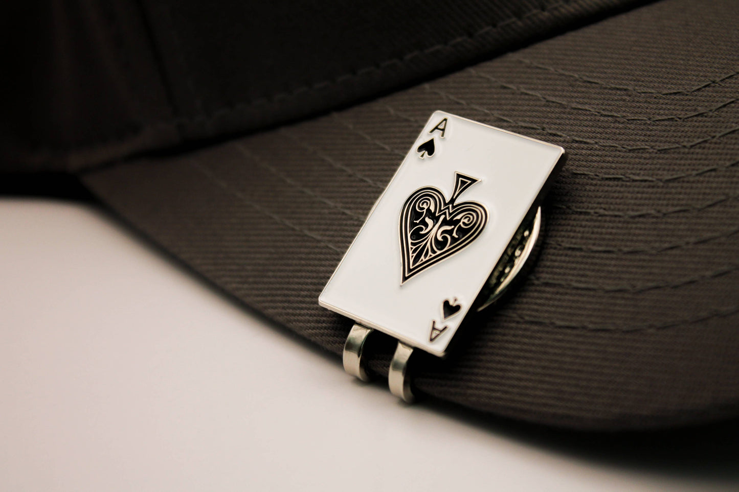 ACE Golf Ball Marker + Magnetic Hat Clip