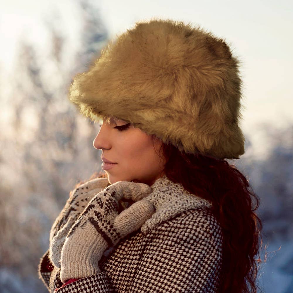Sensibling Corp. - Fuzzy Faux Fur Bucket Hat